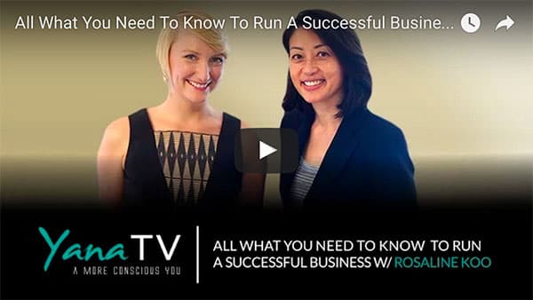 你需要从ROSALINE KOO那里知道的关于如何运营成功商业的一切(视频)